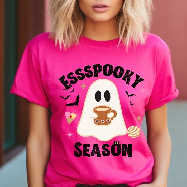 espooky season png, spanish Halloween png design, Halloween ghost png, spanish png, trendy Halloween shirt design, trendy, spooky season