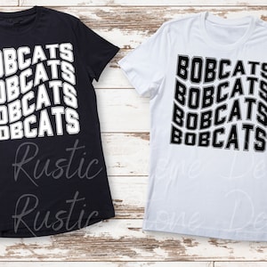 Bobcats PNG file, Bobcats mascot png, Team shirt png digital download, school spirit PNG