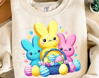 Easter Bunny Peeps Png, Peep Easter Bunny PNG, Cute Bunnies, Easter Bunny Png, Easter Bunny Png, Happy Easter, Easter Coquette Bunny
