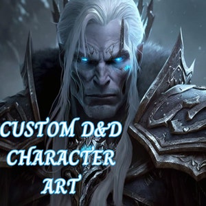 DnD Character Creation, Custom Dungeons and Dragons Character, AI Art, Digital Art Commission, Custom D&D Character Art, Fantasy Characters