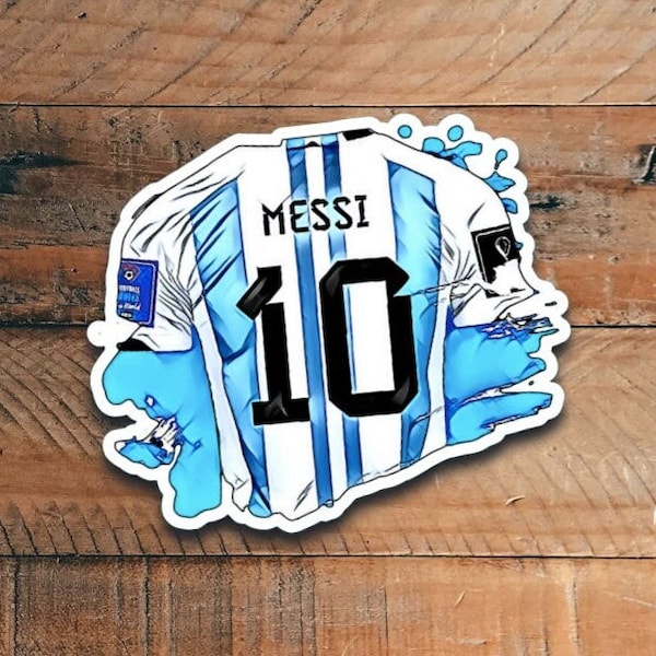 Argentina Lionel Messi Inter Miami Barcelona PSG World Cup Champions League Ballon D'or Soccer Football Decal Sticker