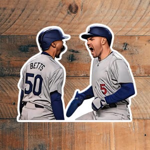 Illustrated realistic Cartoon style Baseball Sport Glossy or Matte stickers