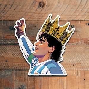 Pegatinas de vinilo mate brillante impermeables con diseño de dibujos animados realistas de fútbol