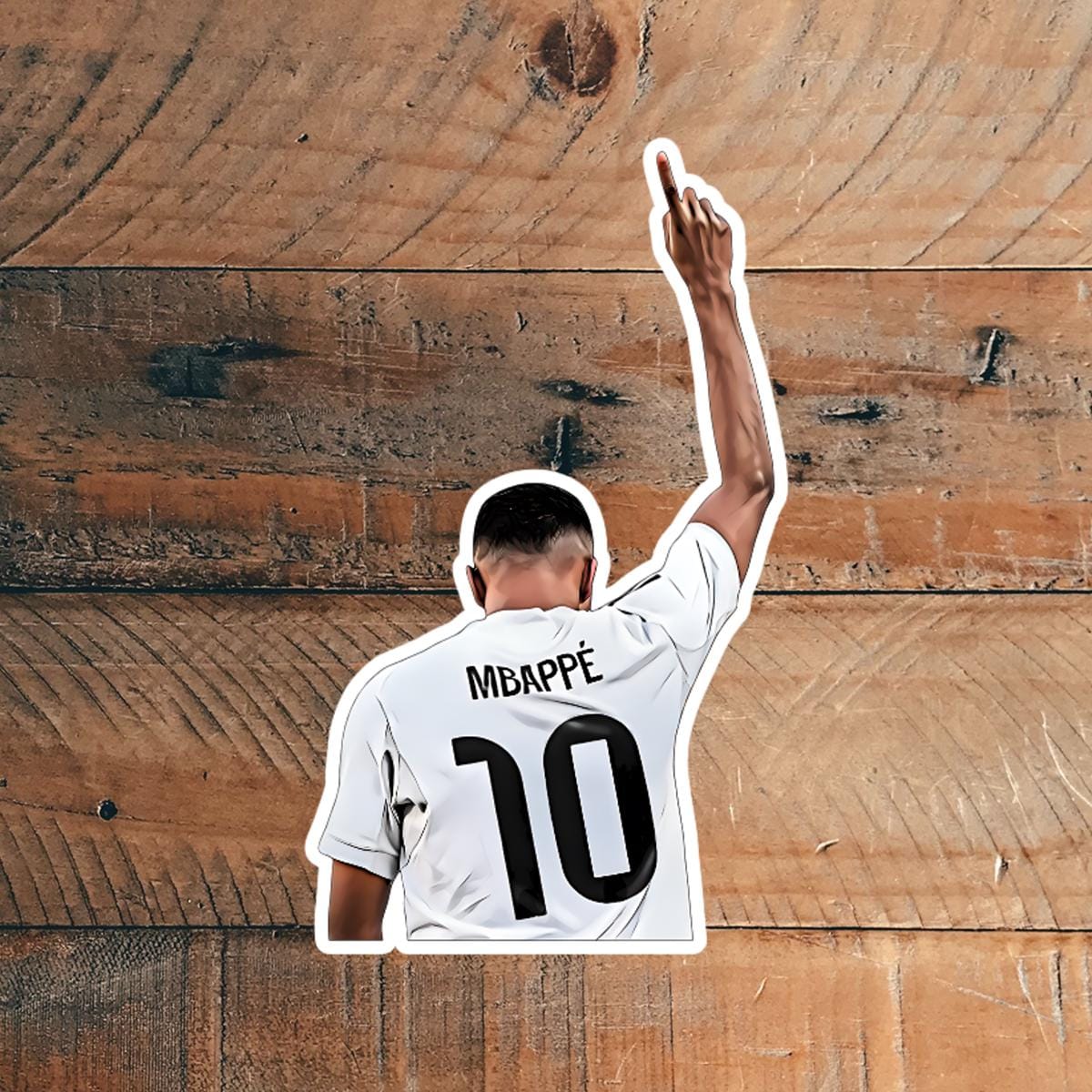 Illustration realistic cartoon Spain France football soccer vinyl stickers