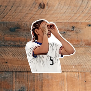 Ilustración de dibujos animados realistas de mujeres que practican fútbol en vinilo estilo fútbol americano