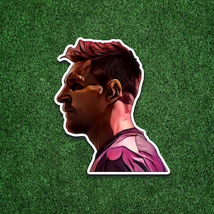 Geïllustreerde realistische cartoon vinyl voetbalstickers Argentinië futbol
