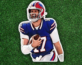 Illustrated Realistic Cartoon Football Style Vinyl stickers