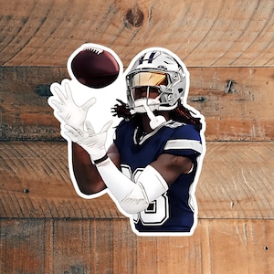 Fun sport Illustration Realistic cartoon style football Dallas stickers