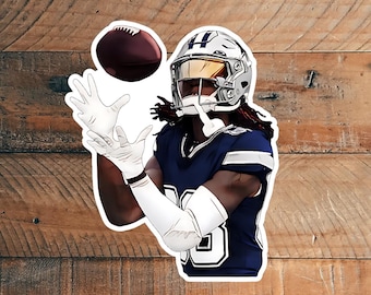 Fun sport Illustration Realistic cartoon style football Dallas stickers