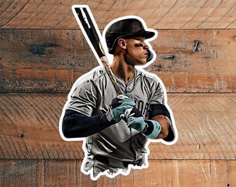 Realistic Cartoon Illustrated Baseball stickers Glossy Matte Laminate