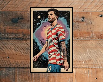Adesivi in vinile illustrati realistici di calcio