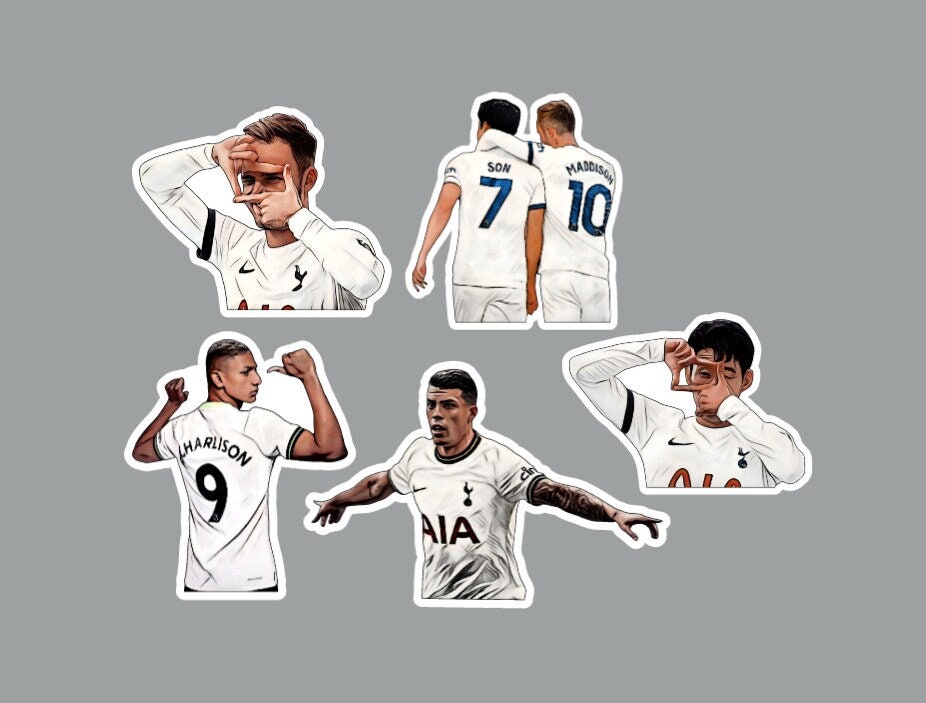 WinCraft Tottenham Hotspur FC Die Cut Set of Two 4x4 Decals