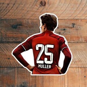 Pegatinas de vinilo ilustradas con dibujos realistas de fútbol
