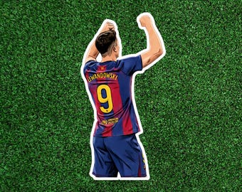 Illustration realistic cartoon Spanish football soccer vinyl stickers