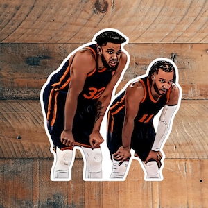Illustrierte Cartoon realistische Basketball Legends Vinyl glänzend matt Aufkleber