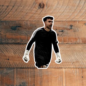 Illustration Realistic Cartoon English Football North London soccer Stickers