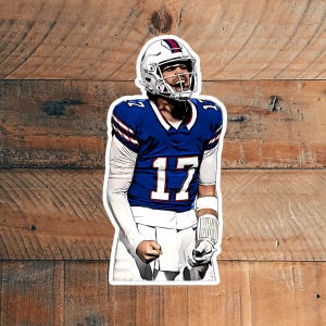 Illustrated Realistic Cartoon Football Style Vinyl stickers