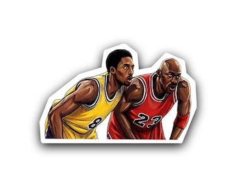 Illustration realistic cartoon style Basketball vinyl glossy matte stickers
