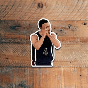 Basketball Art illustrierte realistische Aufkleber im Cartoon-Stil