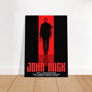 John Wick (2014) Film Poster, Wall Print