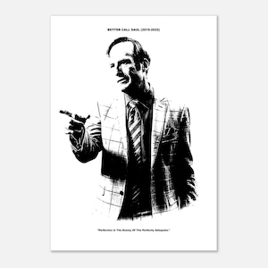 Better call Saul Poster, Wall print, TV art