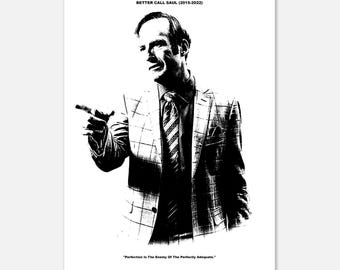 Better call Saul Poster, Wall print, TV art