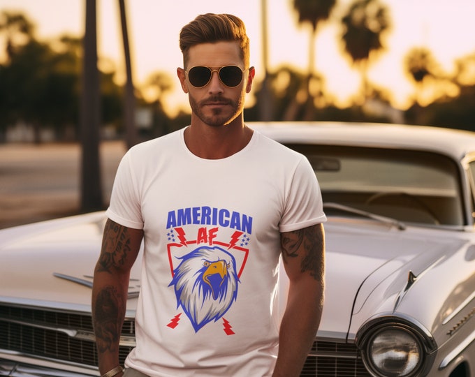 American Pride, USA T-Shirt,American Flag T-Shirt, Proud AmericanAmerican As Can Be: Patriot T-Shirt