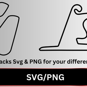 May include: Two black and white line drawings of race tracks. The text "22 tracks Svg & PNG for your different projects" is below the drawings. The text "SVG/PNG" is in a black rectangle with a red border.