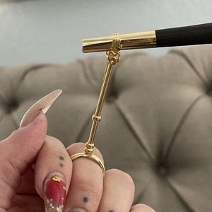 Aunt Zelda's Cigarette Holder Ring - Sliver - Witchy Chic