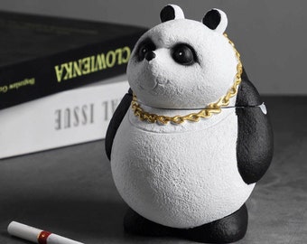 Cute Panda Ashtray | Creative Decor | Multipurpose Storage | Cigarette | Herb | Tobacco | Smoke Accessories | Stoner Gifts |