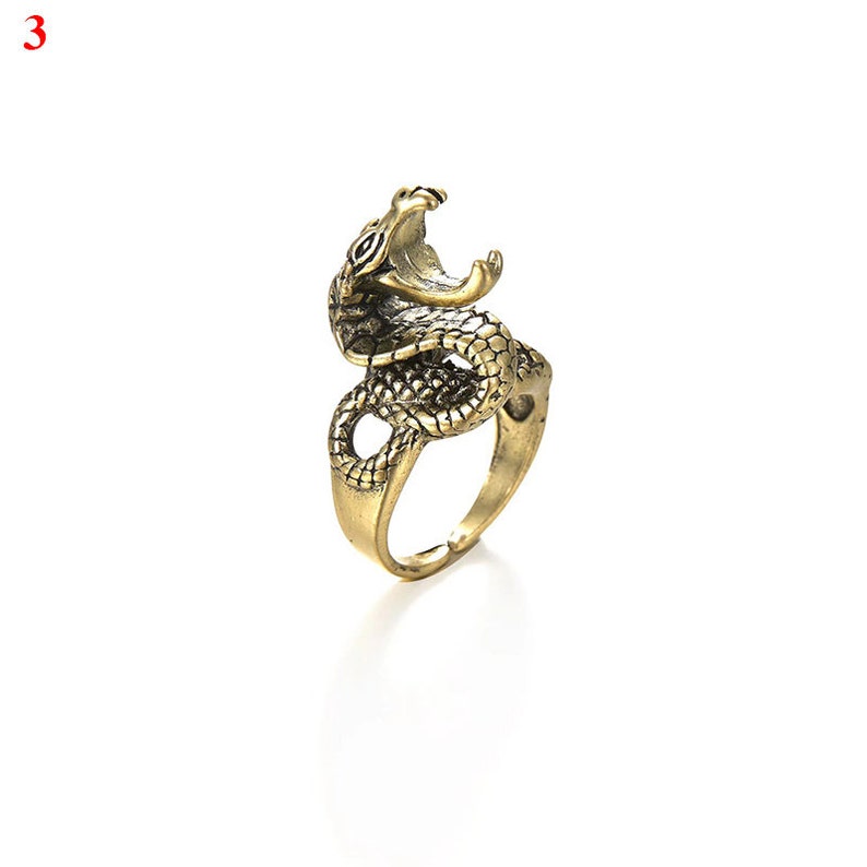 Dragon Ring Cigarette Holder Finger Clip Tobacco Smoke Herb Cigars Cigarettes Smoke Accessories Gold 2