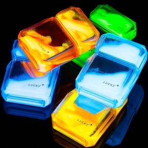 Dream Lighter | Luminous Quicksand | Multicolor | Cool Lighters | Glow in the Dark | Kerosene | Transparent Body | 60 X 35 X 13MM |