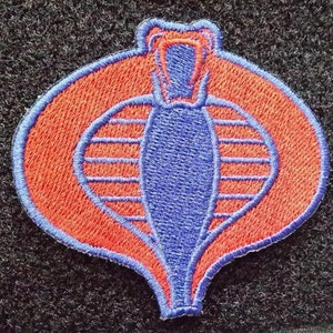 Cobra Commander Embroidered Patches
