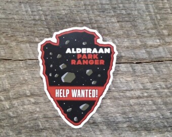 Star Wars National Parks Park Ranger Stickers