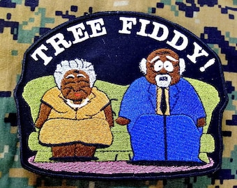 South Park Tree Fiddy Embroidered Patch