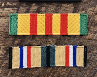 Military Combat/Service/Campaign Ribbon Patches