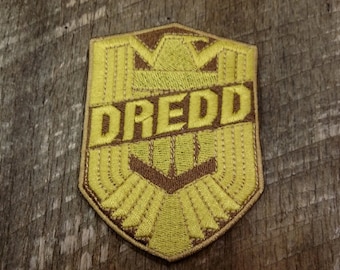 Judge Dredd Badge Embroidered Patch