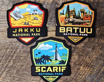Star Wars National Park PVC Patches Series 3