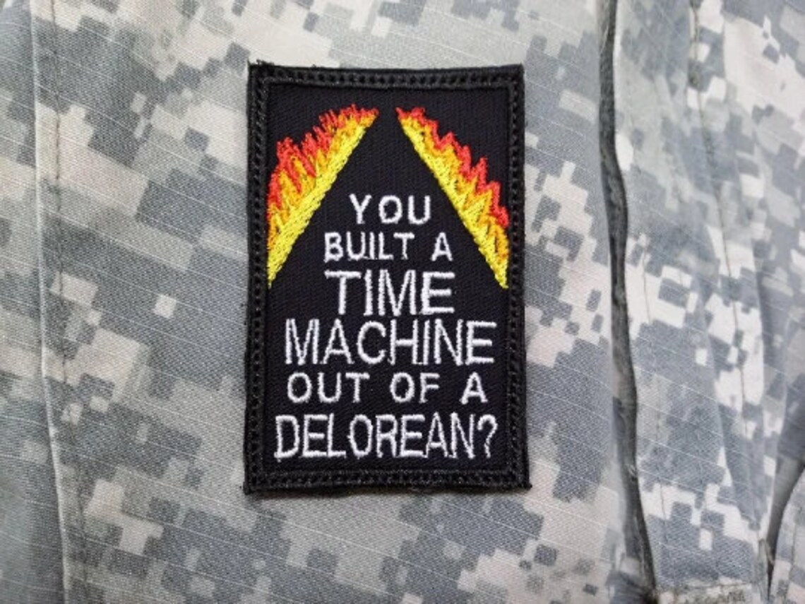 Back to the Future Embroidered Patches - Etsy
