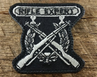 Rifle Expert Marine Badge Patch