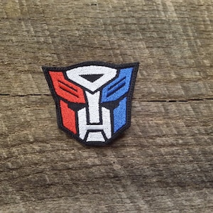 Transformers Embroidered Logo Patches