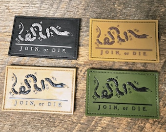Join or Die PVC Patch
