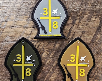 3rd Battalion 8th Marines (3/8) PVC Patches