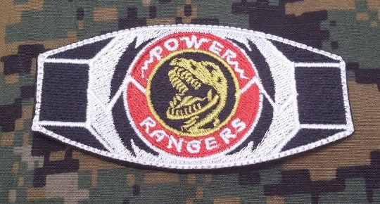 Mighty Morphen Power Rangers Embroidered Patches - Etsy