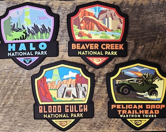 Halo National Park PVC Patches