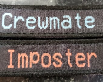 Among Us Imposter/Crewmate Sublimation Patch