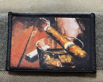 Cigars and Tobacco Sublimated Patches