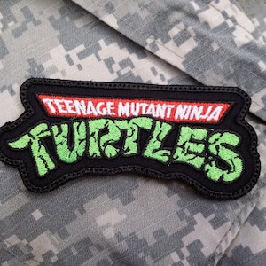 TMNT Logo Embroidered Patches