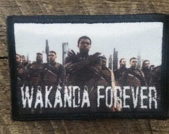 Marvel Black Panther Sublimation Patches
