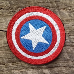 Captain America Embroidered Patches